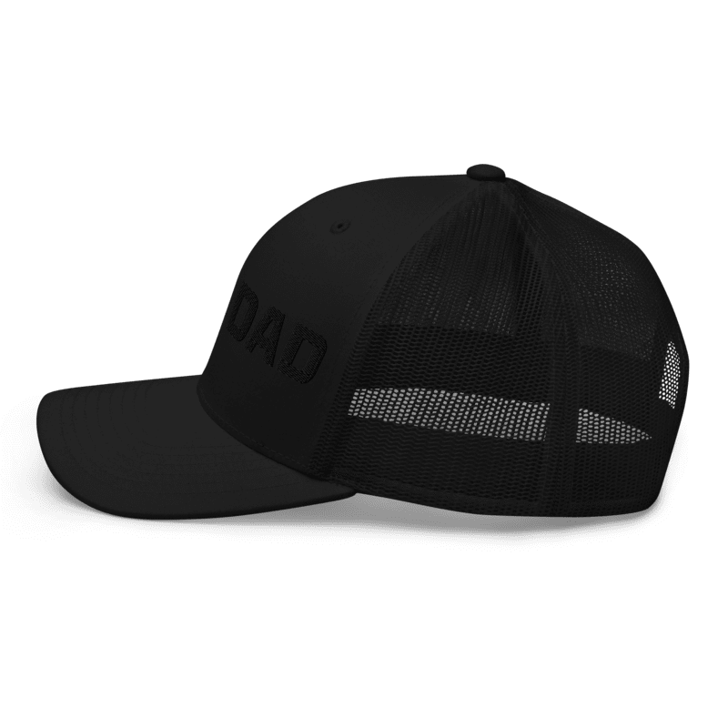 Trucker Cap black on black