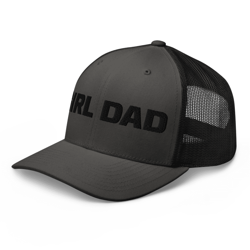 Trucker Cap black on grey