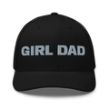 Grey on black snap back trucker