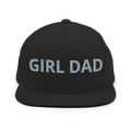Snapback grey on black Hat