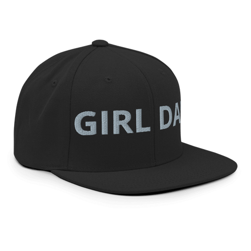 Snapback grey on black Hat